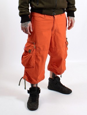 Toonzshop 3/4 Molecule Cargo Pants 45056 Byxor Herr Orange | FDXJG-5289