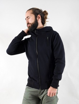 Toonzshop Aegnor Zipped Hoodie Hoodie Herr Svarta | HIJYF-1897