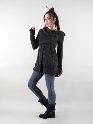 Toonzshop Ekantika Tunic Pullover Pullover Dam Grå | OHTRE-1407