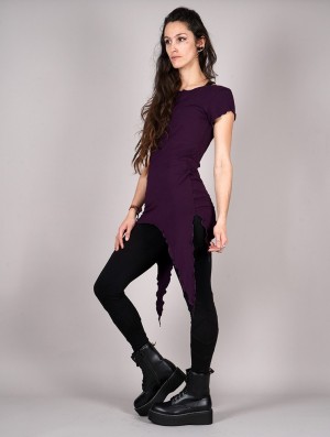 Toonzshop Himaskhalan Tunic Klänning Dam Mörklila | YLXRH-6841