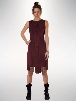 Toonzshop Indira Dress Klänning Dam Wine | VWUTX-2768