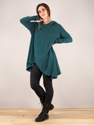 Toonzshop Inika Poncho Pullover Pullover Dam Mörk | ERKAV-0813