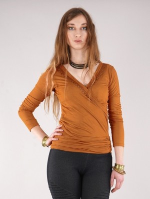 Toonzshop Irwaen Indie Long Sleeve Top Blast Dam Rusty | ATVIX-6072