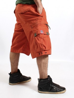 Toonzshop Molecule Cargo Shorts 45020 Shorts Herr Orange | NUWAL-8093