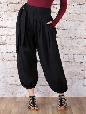 Toonzshop Nayma Harem Pants Byxor Dam Svarta | WNQVR-7149