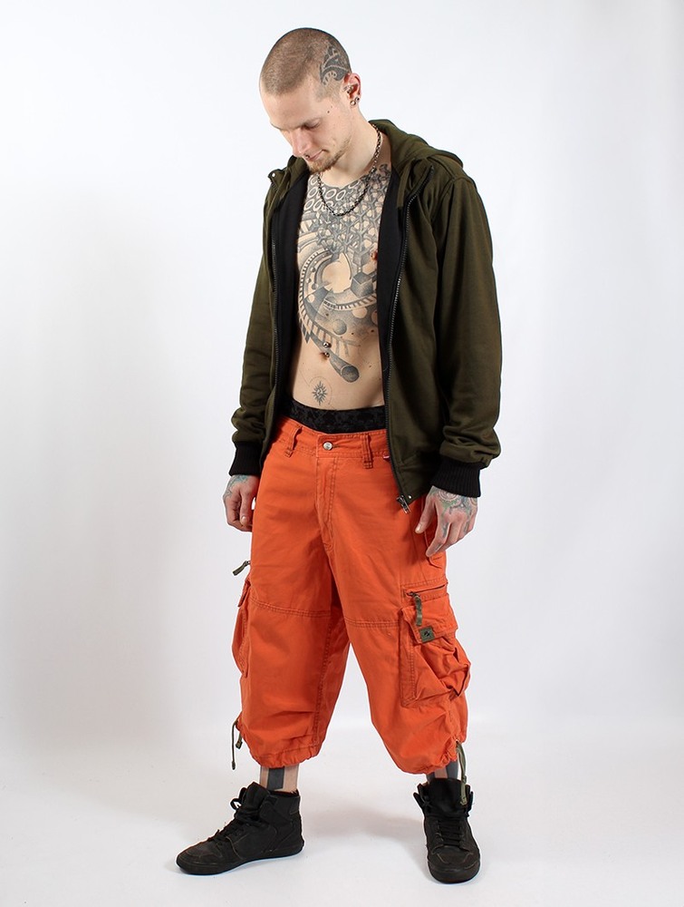 Toonzshop 3/4 Molecule Cargo Pants 45056 Byxor Herr Orange | FDXJG-5289