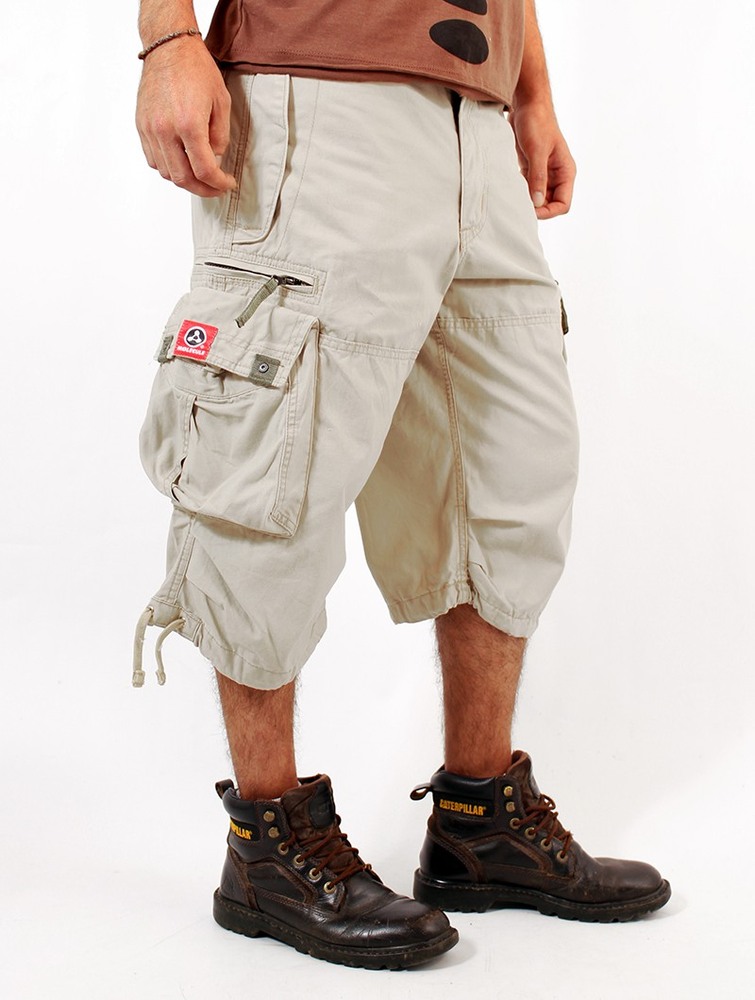 Toonzshop 3/4 Molecule Cargo Pants 45056 Byxor Herr Beige | MKQGD-1842