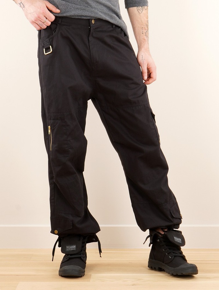 Toonzshop Aleshanee Cargo Pants Byxor Herr Svarta | HXRVS-7096