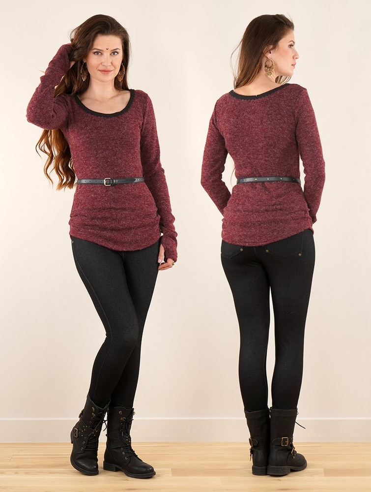 Toonzshop Aëlys Pullover Pullover Dam Wine | XJMEY-8621