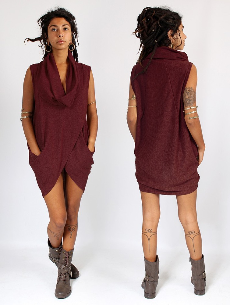 Toonzshop Amala Sleeveless Thin Pullover Pullover Dam Wine | JYFGB-7892