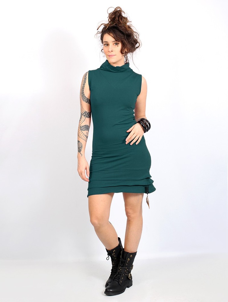 Toonzshop Athena Dress Klänning Dam Teal | RLVDS-3591