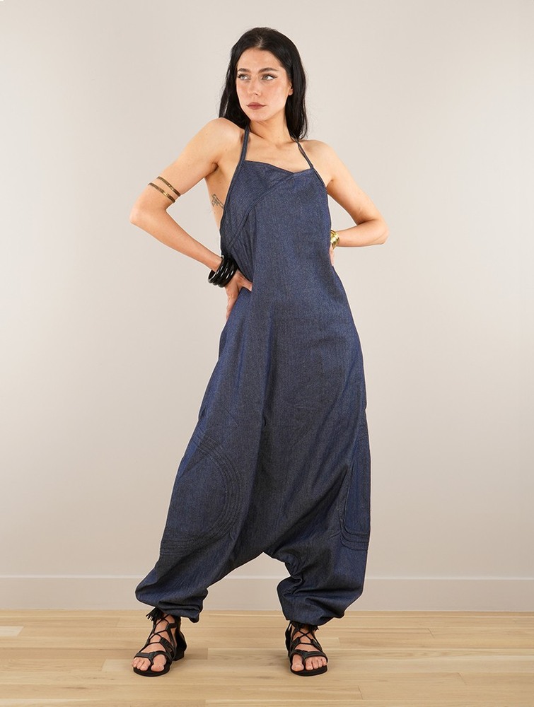 Toonzshop Ayush Harem Pant Overalls Byxor Dam Denim | GZPQR-5412