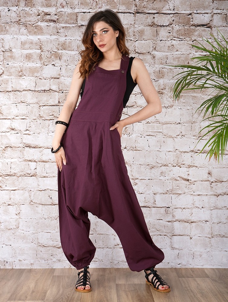 Toonzshop Bhakta Harem Pant Overalls Byxor Dam Wine | MDGQE-6041