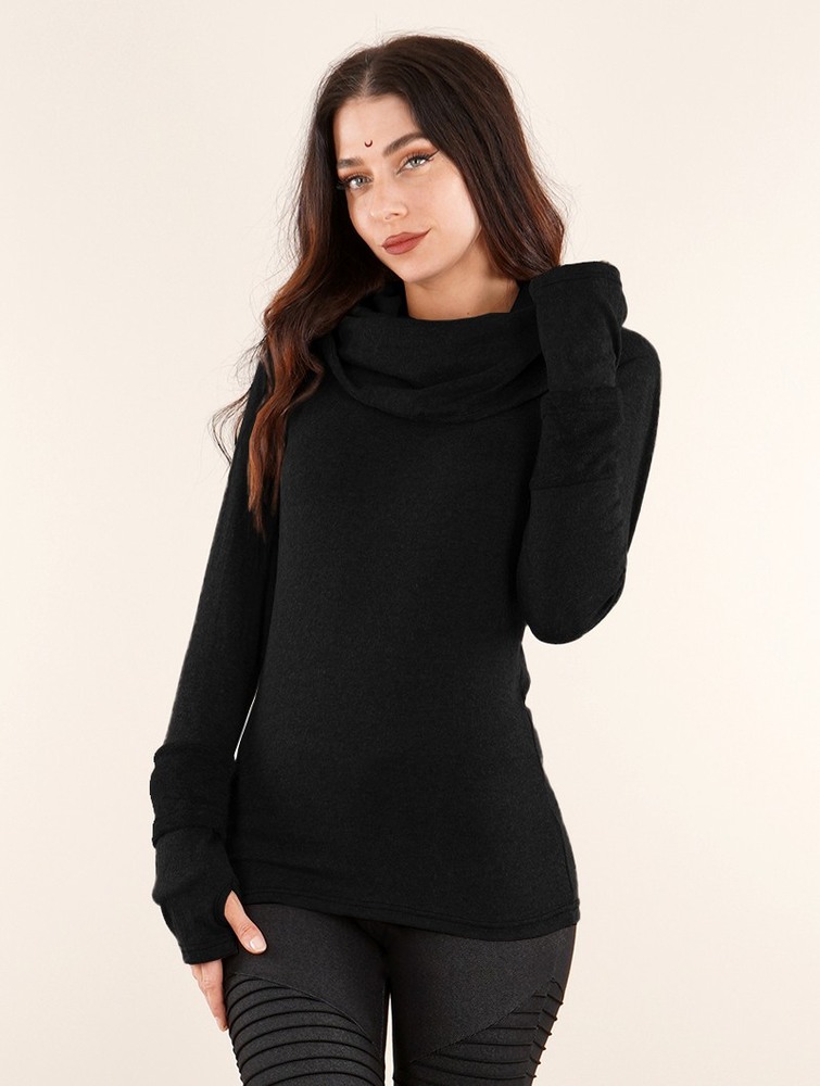 Toonzshop Chayan Sweatshirt Sweatshirt Dam Svarta | SWDHJ-9280