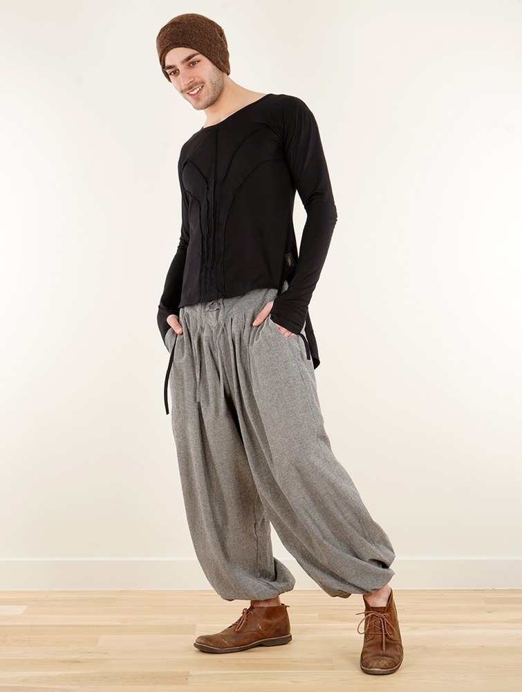 Toonzshop Divyna Gender Neutral Harem Pants Byxor Dam Grå | KVASU-0865