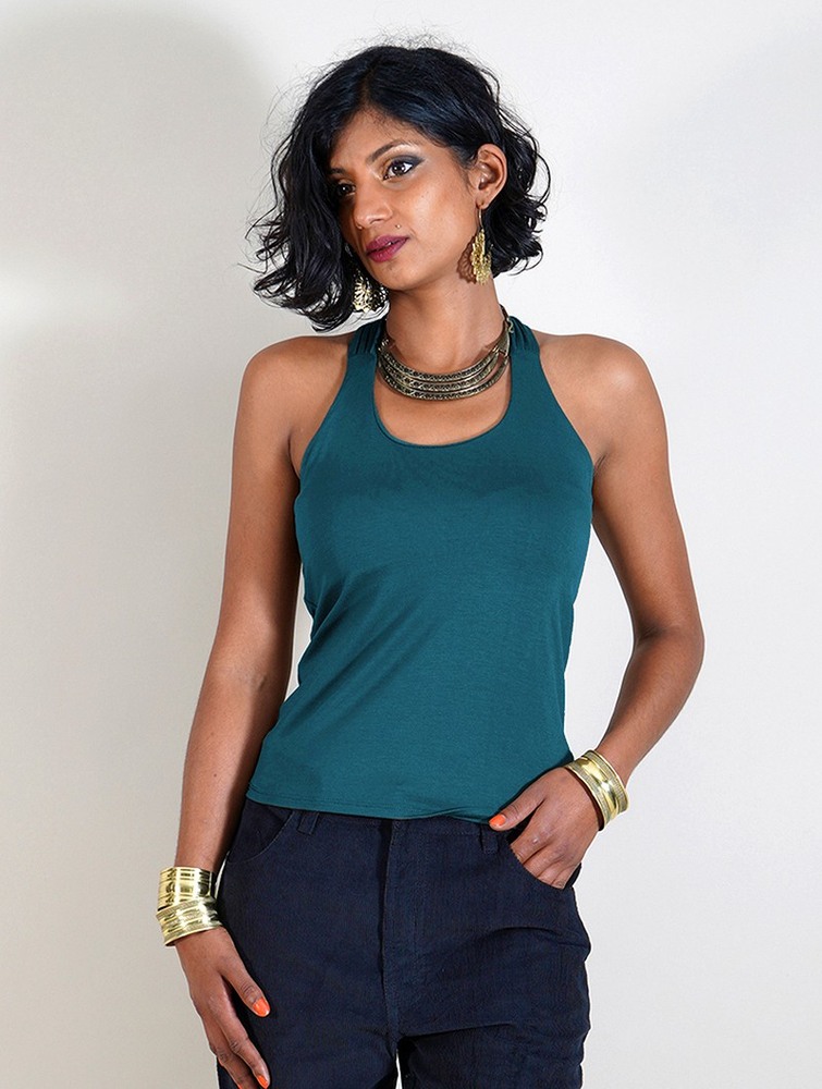 Toonzshop Eneko Sleeveless Top Blast Dam Teal | BQHYN-1954