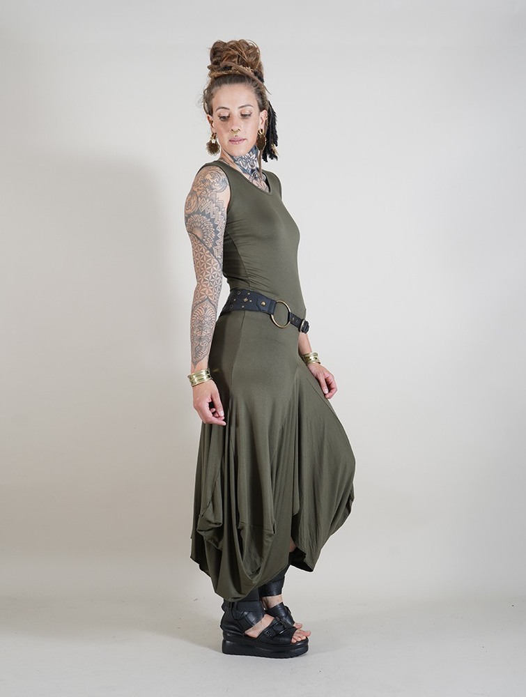 Toonzshop Ezra Sleeveless Long Dress Klänning Dam Gröna | WRXJT-5107