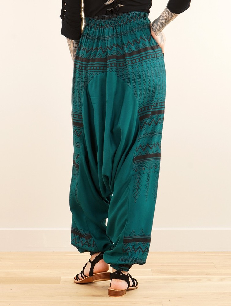 Toonzshop Ginie Aztec Light Harem Pants Byxor Dam Bruna | AMYPT-3527