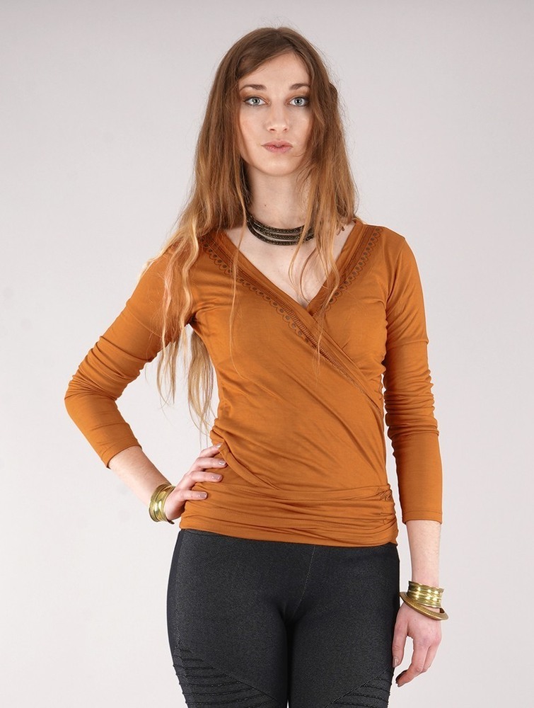 Toonzshop Irwaen Indie Long Sleeve Top Blast Dam Rusty | ATVIX-6072