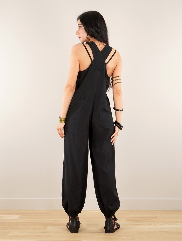 Toonzshop Kamakura Strappy Jumpsuit Jumpsuit Dam Svarta | PGVQB-7591