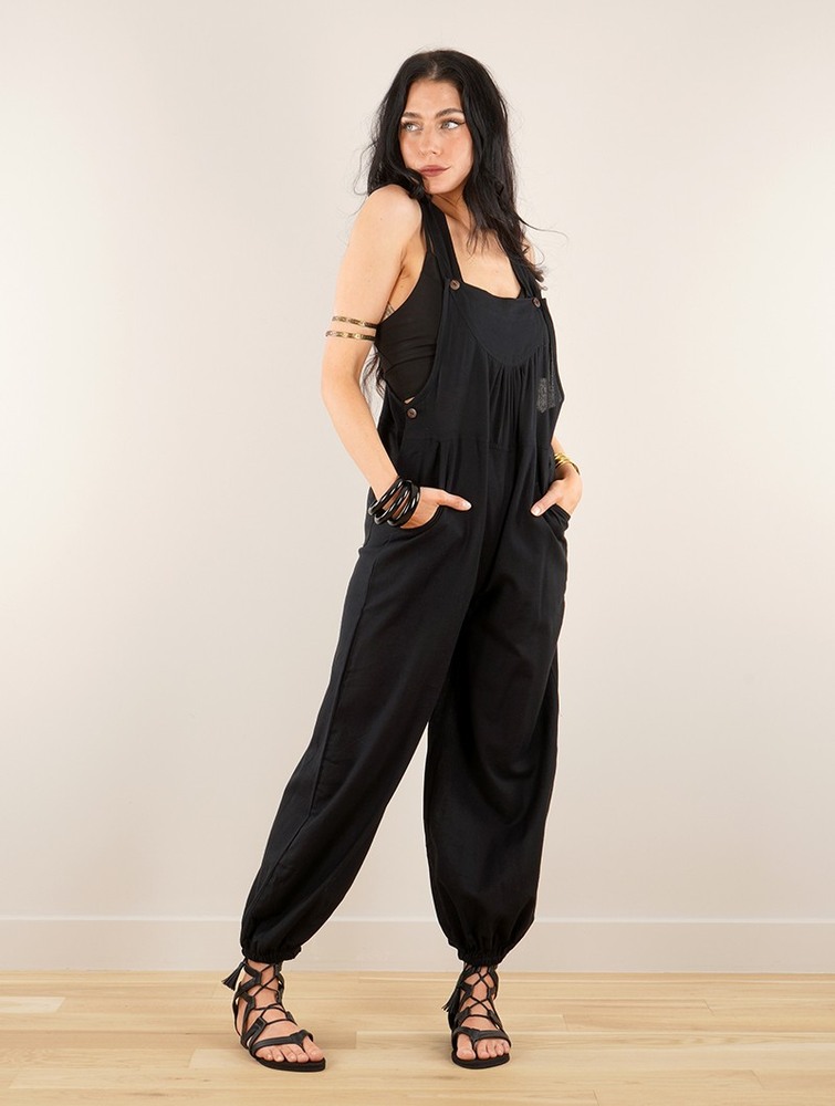 Toonzshop Kamakura Strappy Jumpsuit Jumpsuit Dam Svarta | PGVQB-7591