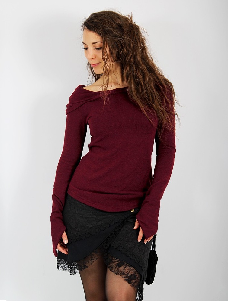 Toonzshop Karmäa Pullover Pullover Dam Wine | JSGYW-3074