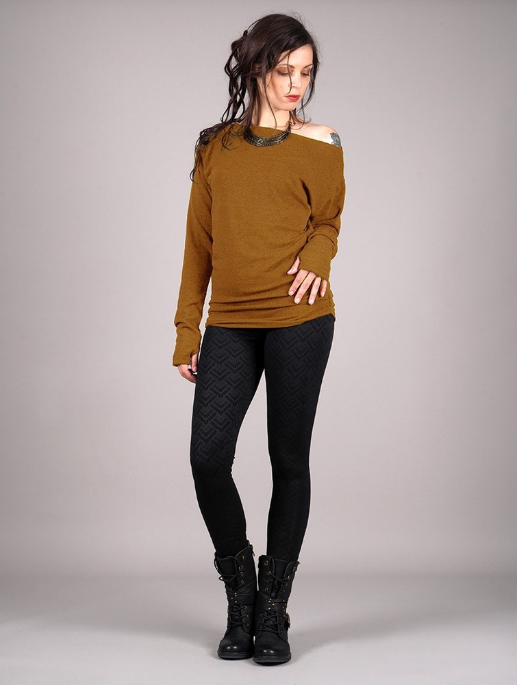 Toonzshop Kayäaz Batwing Sleeve Sweater Tröja Dam Rusty | CEBRS-1395