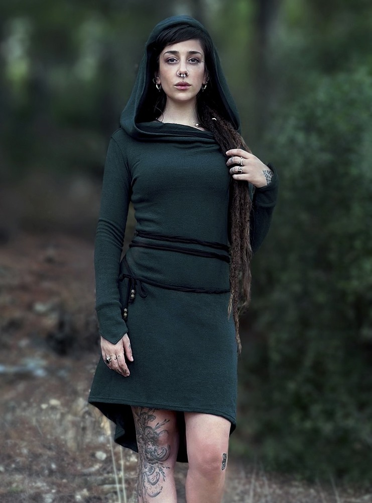 Toonzshop Käliskä Sweater Dress Klänning Dam Blå Svarta | QEAIL-9563