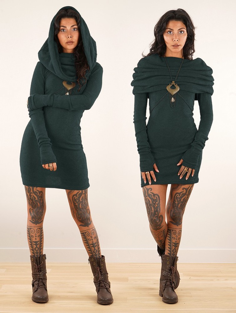 Toonzshop Mantra Sweater Dress Klänning Dam Blå | ANUDG-9364