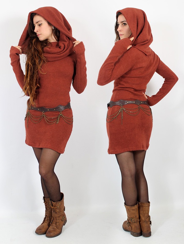 Toonzshop Mantra Sweater Dress Klänning Dam Sienna | BUDJO-0948