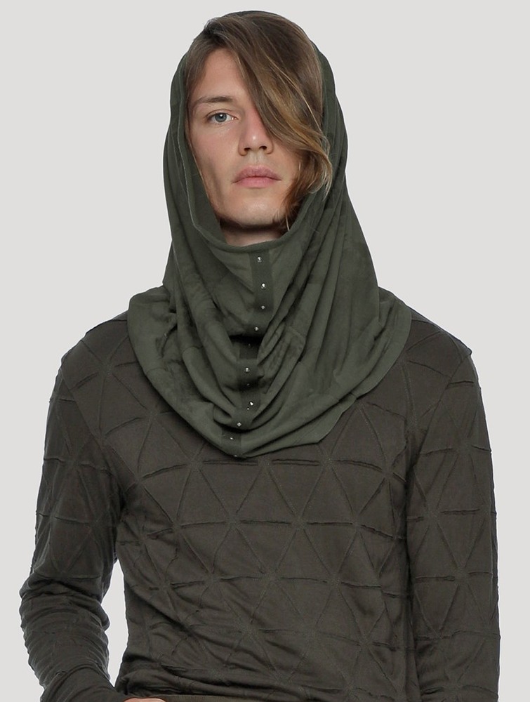 Toonzshop Marble Hooded Neck Warmer Scarves & Snoods Dam Gröna | HCYEA-3076