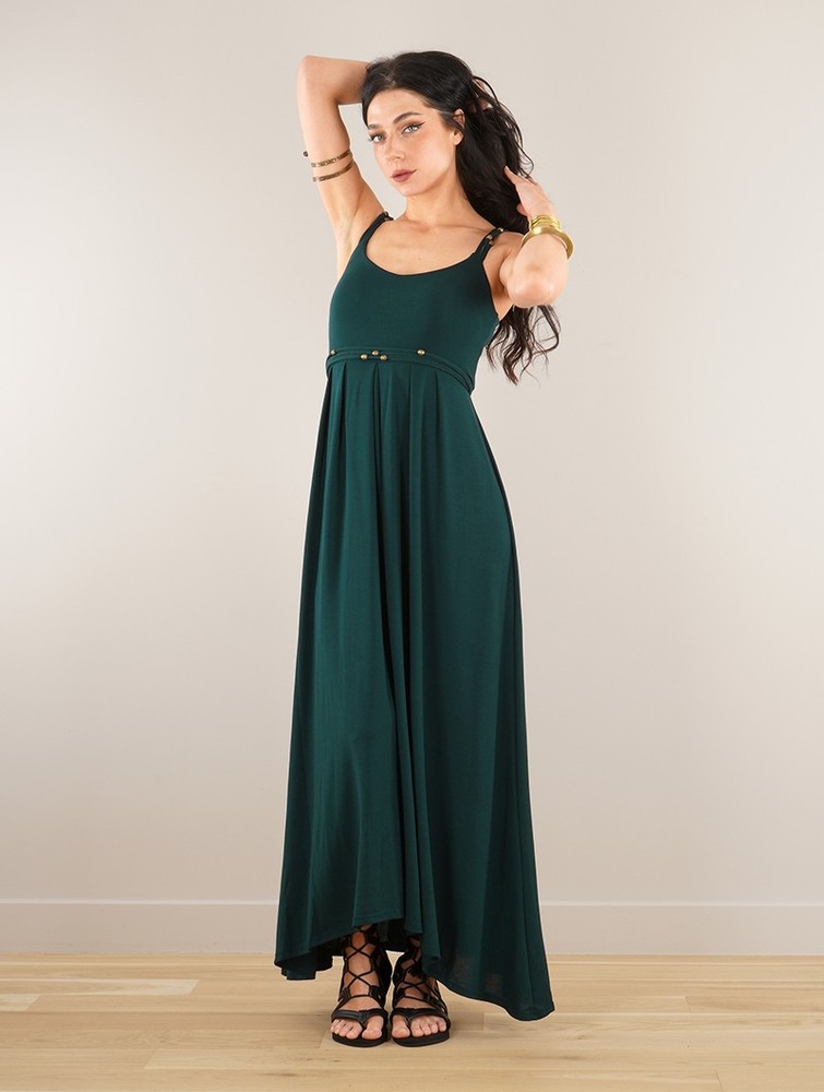 Toonzshop Massaläa Long Dress Klänning Dam Mörk | UWJCL-6834