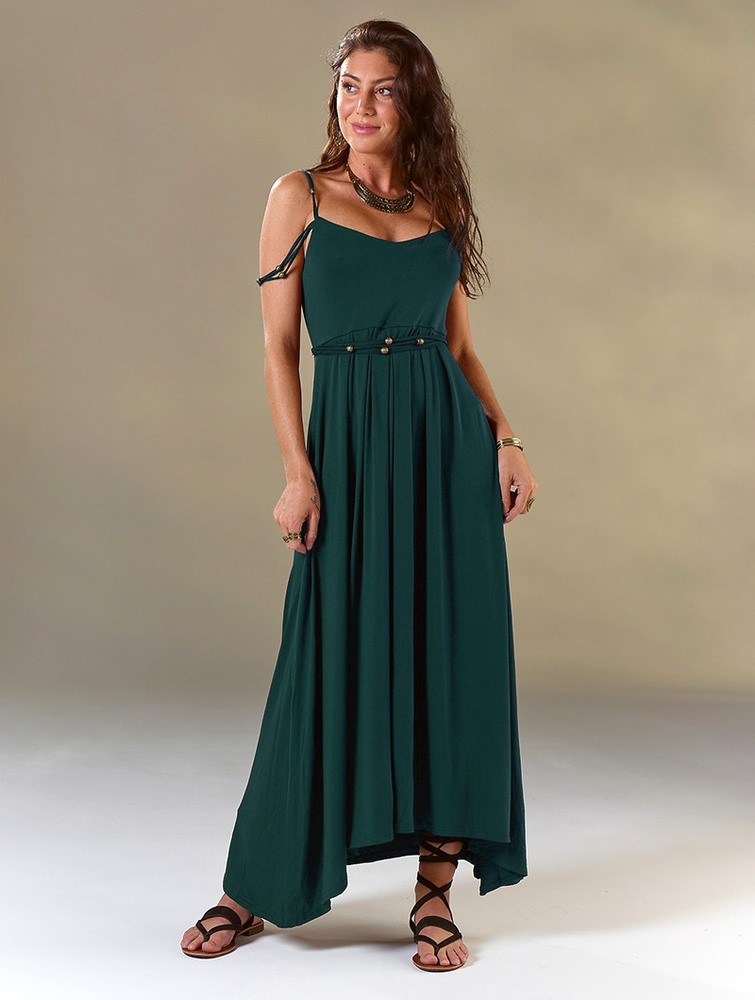 Toonzshop Massaläa Long Dress Klänning Dam Mörk | UWJCL-6834