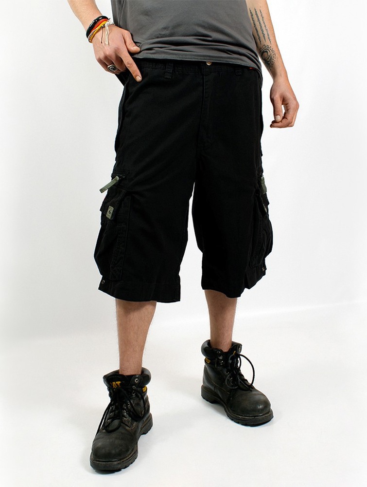 Toonzshop Molecule Cargo Shorts 45020 Shorts Herr Svarta | OXFLZ-2865