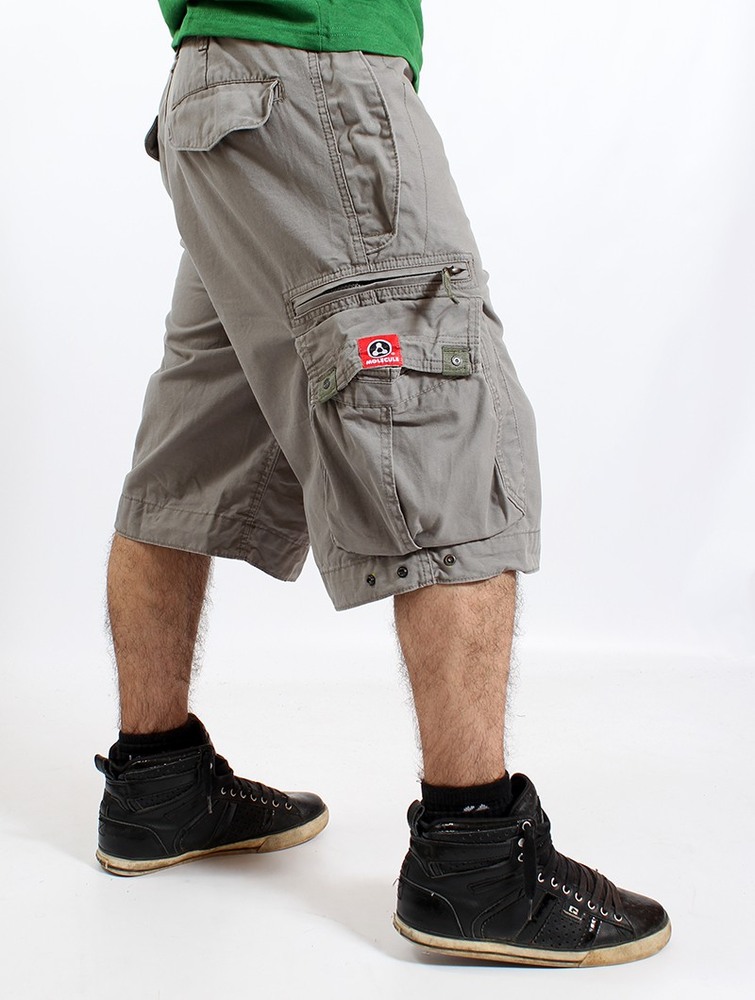 Toonzshop Molecule Cargo Shorts 45020 Shorts Herr Grå | BTUYD-5893