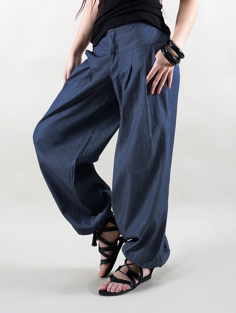 Toonzshop Nidana Balloon Harem Pant Byxor Dam Denim | JAVGW-6758