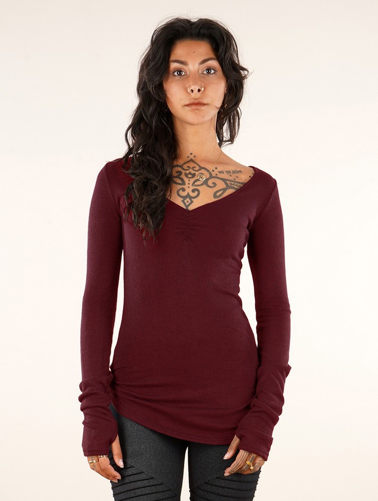 Toonzshop Nikkäa Pullover Pullover Dam Wine | LFOTR-4067