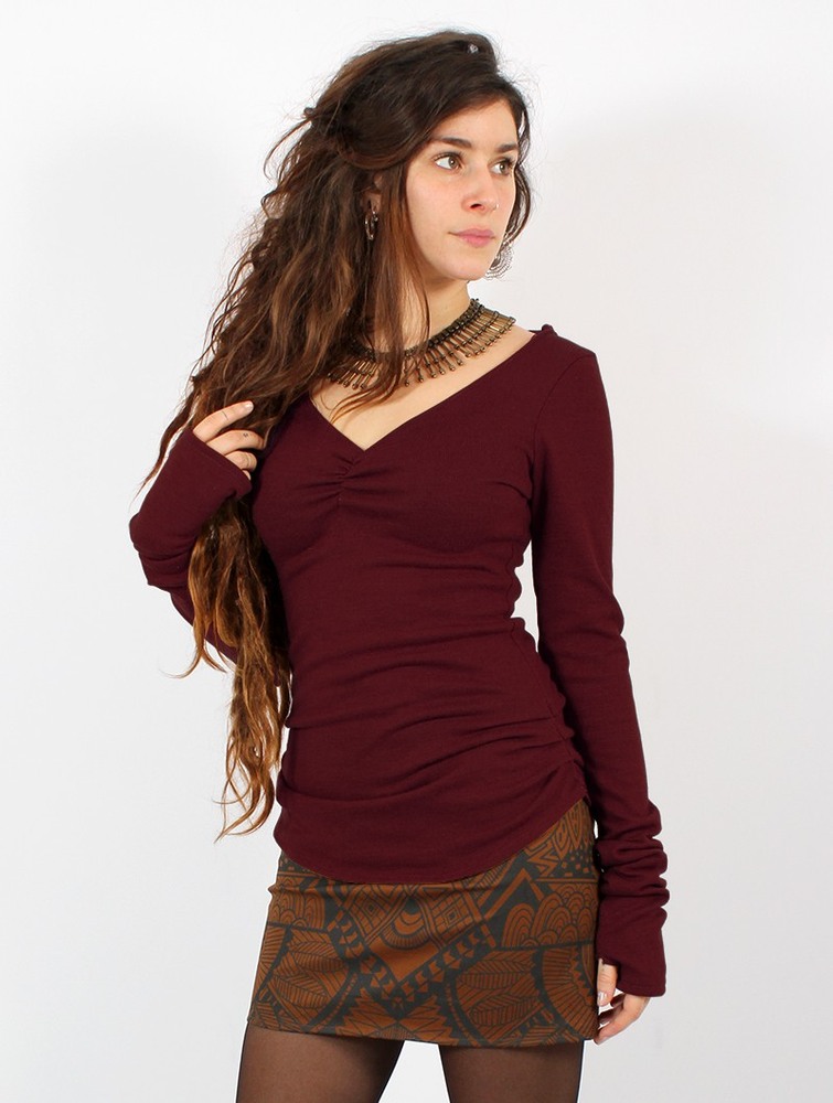 Toonzshop Nikkäa Pullover Pullover Dam Wine | LFOTR-4067