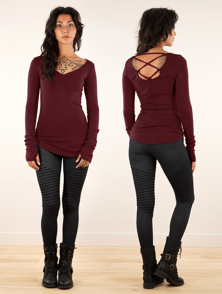 Toonzshop Nikkäa Pullover Pullover Dam Wine | LFOTR-4067