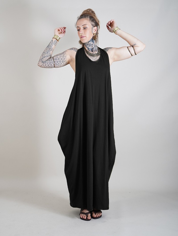 Toonzshop Noéa Sleeveless Long Dress Klänning Dam Svarta | ZDBMW-6879