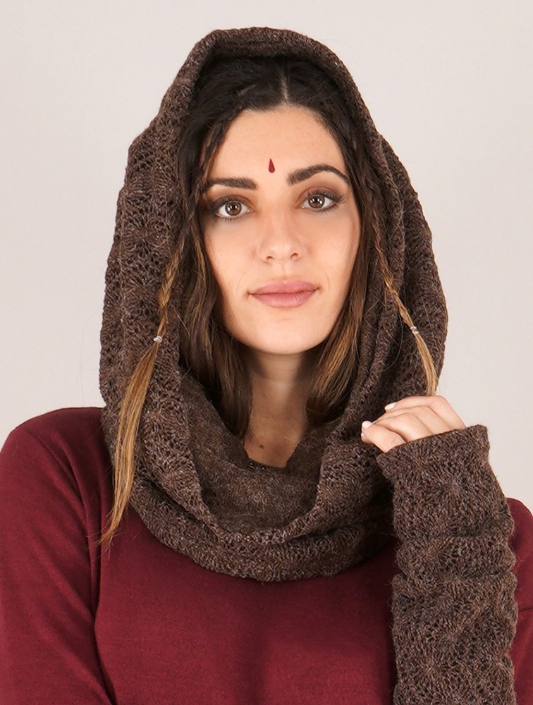 Toonzshop Oöna Crochet Snood Scarf Halsduk Dam Bruna | JWGCB-6802