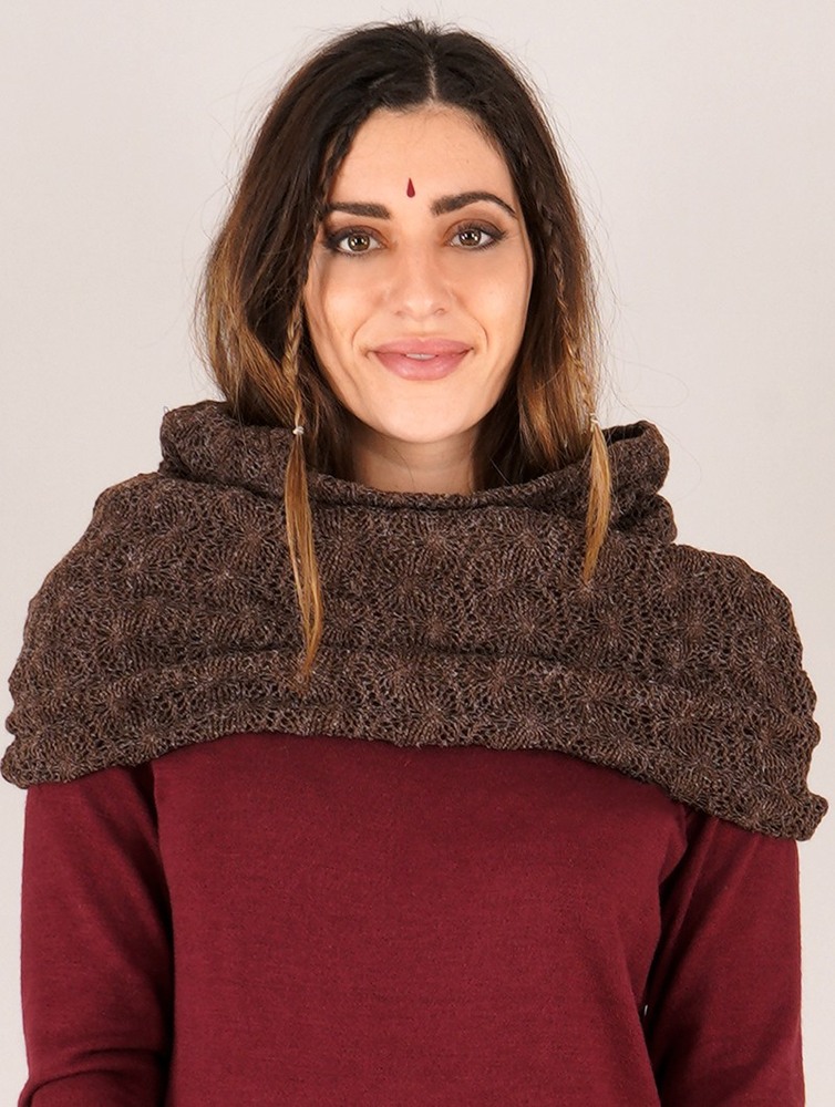 Toonzshop Oöna Crochet Snood Scarf Halsduk Dam Bruna | JWGCB-6802