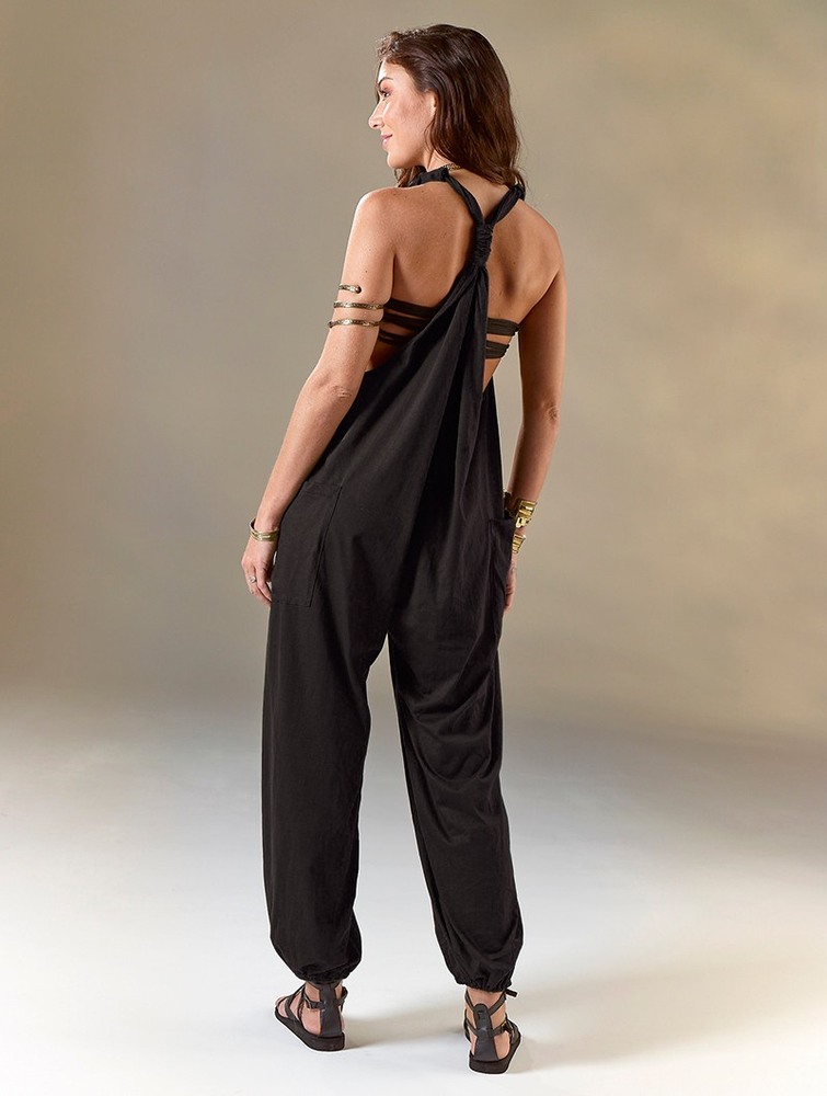 Toonzshop Sampatti Harem Pant Overalls Byxor Dam Svarta | MGCSX-4695