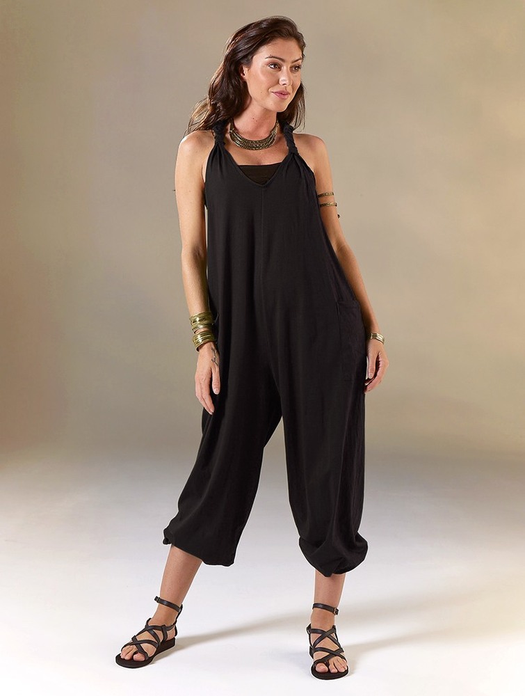 Toonzshop Sampatti Harem Pant Overalls Byxor Dam Svarta | MGCSX-4695