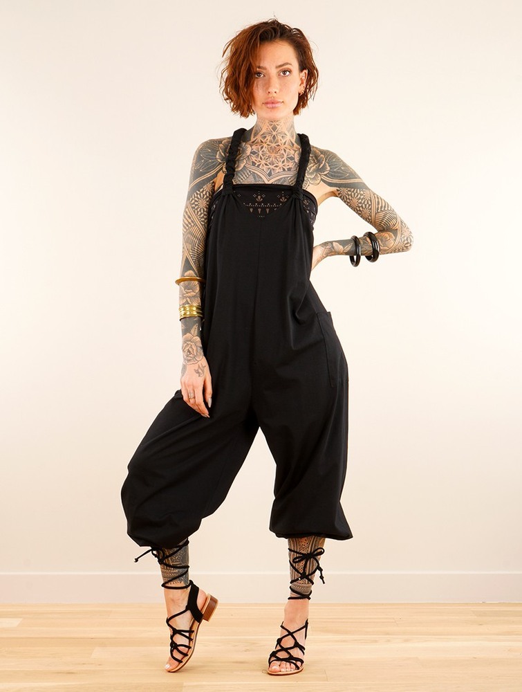 Toonzshop Sampatti Harem Pant Overalls Byxor Dam Svarta | MGCSX-4695