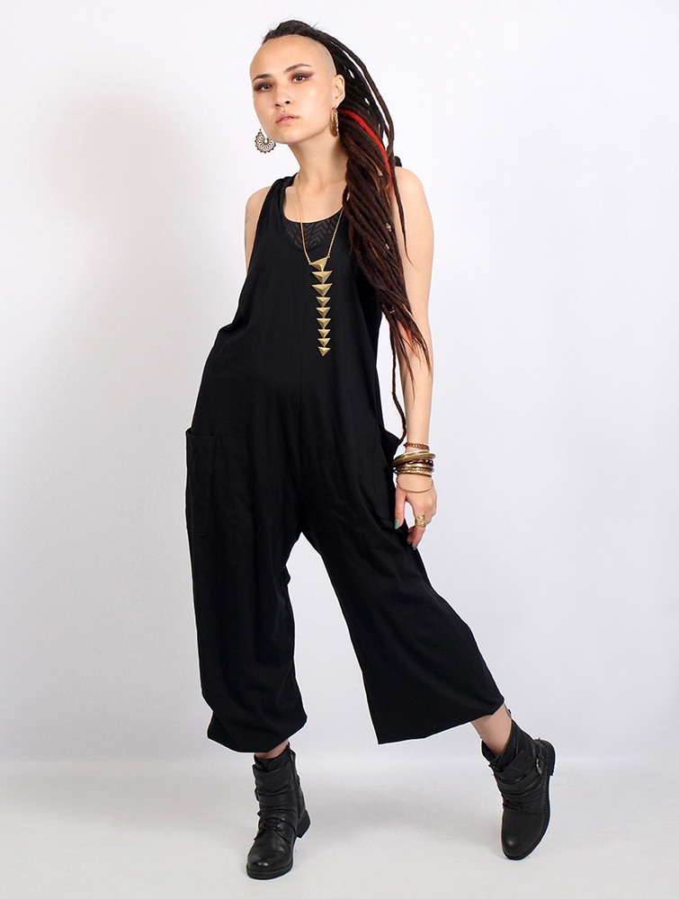 Toonzshop Sampatti Harem Pant Overalls Byxor Dam Svarta | MGCSX-4695