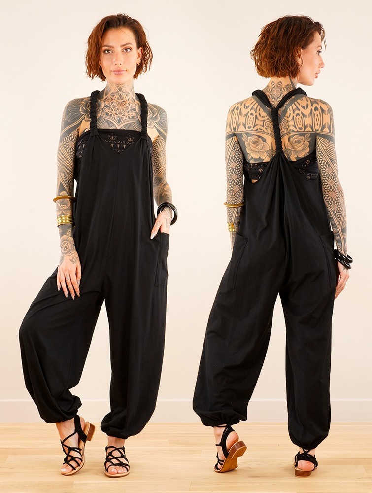 Toonzshop Sampatti Harem Pant Overalls Byxor Dam Svarta | MGCSX-4695