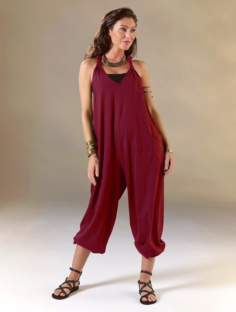 Toonzshop Sampatti Harem Pant Overalls Byxor Dam Wine | ESKNW-4523