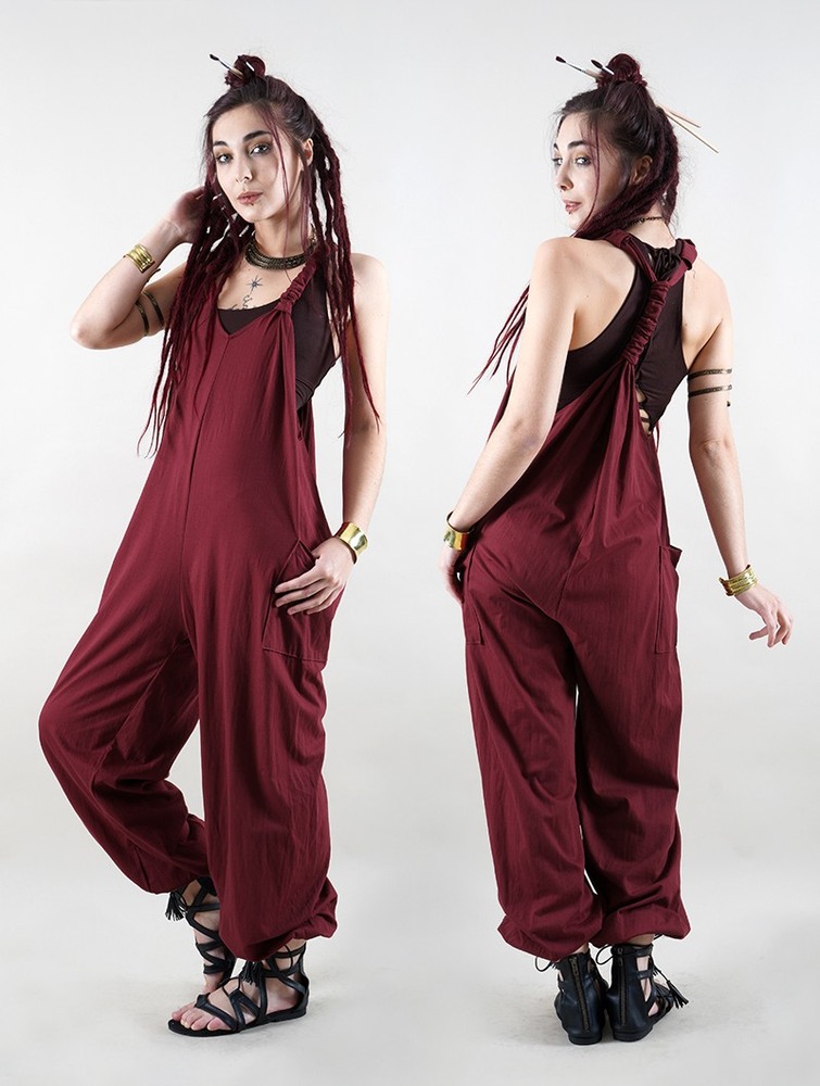 Toonzshop Sampatti Harem Pant Overalls Byxor Dam Wine | ESKNW-4523