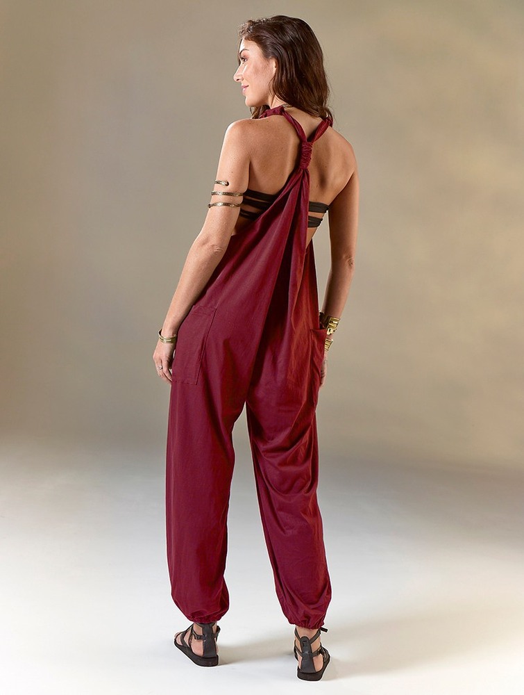 Toonzshop Sampatti Harem Pant Overalls Byxor Dam Wine | ESKNW-4523